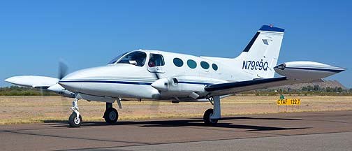Cessna 401B N7989Q, Copperstate Fly-in, October 26, 2013